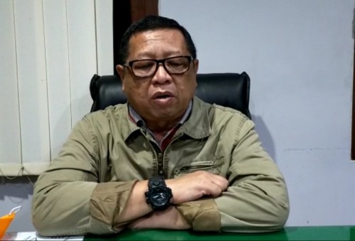 Bupati Tulungagung Maryoto Birowo saat umumkan pasien positif corona di Tulungagung / Foto : Istimewa / Tulungagung TIMES