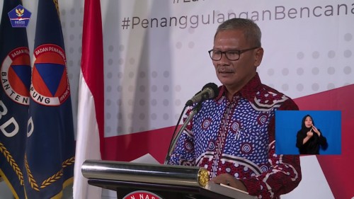 Achmad Yurianto, juru bicara pemerintah terkait persebaran covid-19 di Indonesia, Selasa (31/3/2020). (Foto: BNPB)
