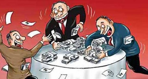 Ilustrasi 'para setan' yang dimungkinkan kembali lahir di tengah pandemi Corona yang menguras keuangan negara sebesar Rp 405,1 triliun (Ist)