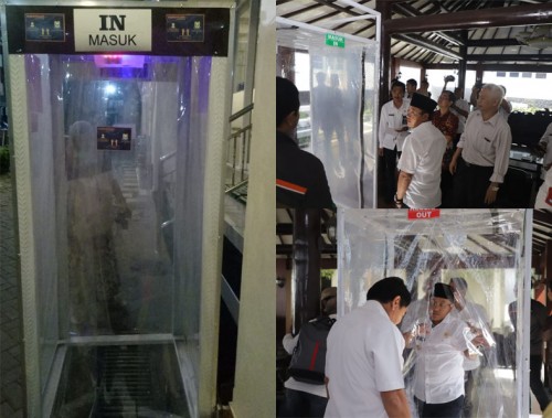 Bilik UAP Ponpes Alhikam dan Bilik Sico yang diproduksi di Ponpes Bahrul Maghfiroh