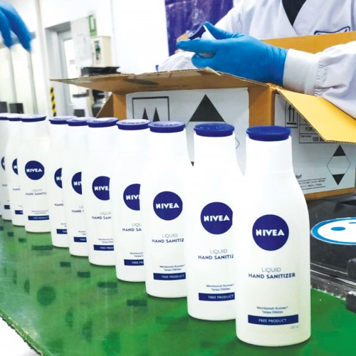 Nivea Hand Sanitizer. (Foto: Twitter @NIVEA_ID)