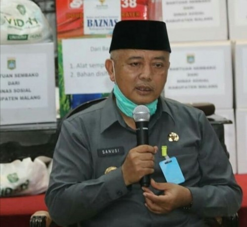 Bupati Malang Sanusi menegaskan tak ada kebijakan pemotongan gaji ASN untuk penanganan virus covid-19 (Humas Pemkab Malang)