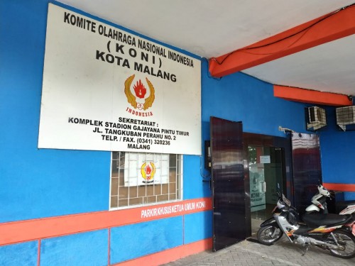 Kantor KONI Kota Malang (Hendra Saputra)