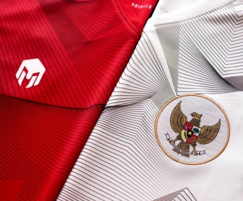 Jersey Timnas Indonesia dengan apparel Mills (official Mills)