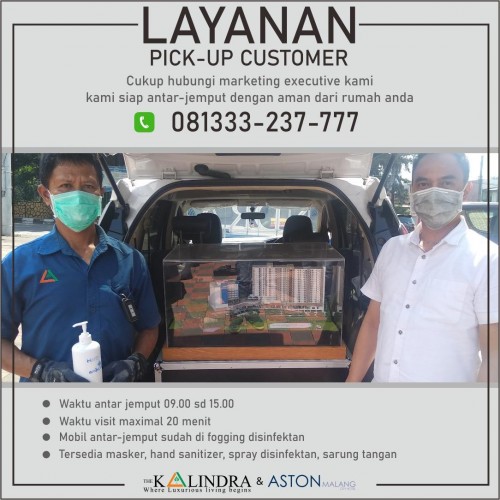 Layanan antar jemput konsumen The Kalindra. (Foto: istimewa)
