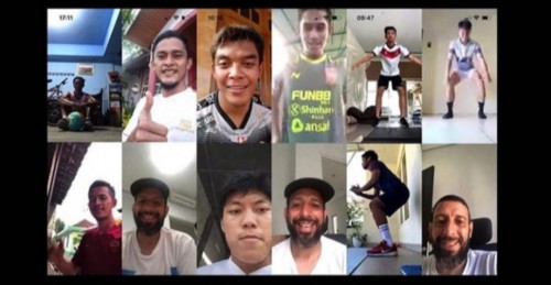 Screenshot story pelatih fisik Arema FC, Marcos Gonzales (Instagram)