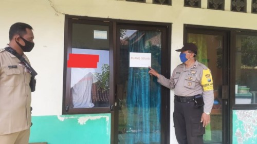 Tempat isolasi warga yang mudik di Desa Brangol, Karangjati (Foto:Istimewa)