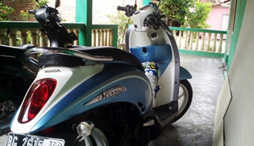 Motor stang kanan susah dicuri (Foto: Boombastis)