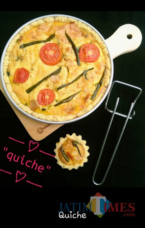 Quiche yang siap santap