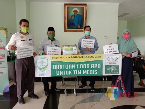 Bantuan dari Laziz NU Jatim