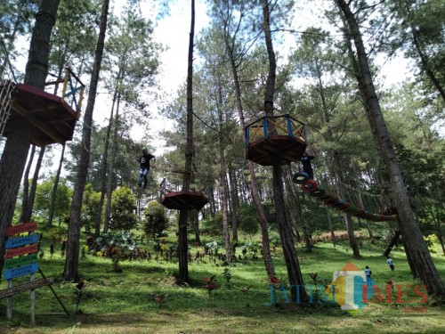 Tempat wisata Jurang Senggani di Sendang. (Joko Pramono for Jatim TIMES)