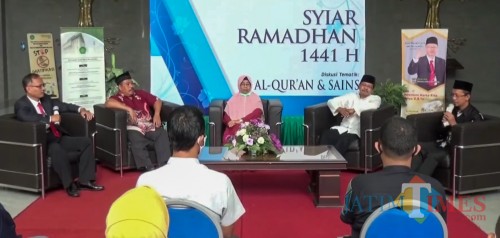 Diskusi tematik bertema "Al-Qur'an dan Ekonomi" dalam Syiar Ramadhan 1441 H UIN Malang. (Foto: istimewa)
