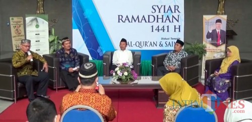 Diskusi tematik "Al-Qur'an dan Pendidikan" pada acara Syiar Ramadhan 1441 H UIN Malang. (Foto: istimewa)