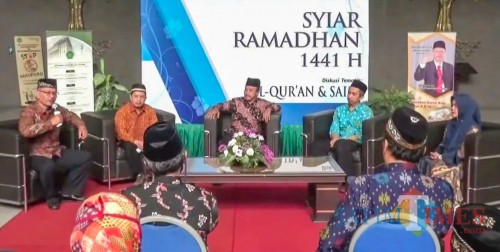 Diskusi tematik "Al-Qur'an dan Konseling" dalam acara Syiar Ramadhan 1441 H UIN Malang. (Foto: istimewa)