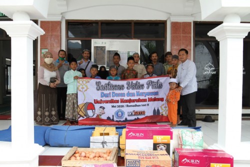 Salah satu panti asuhan yang dikunjungi dan diberi santunan oleh Unikama. (Ist)