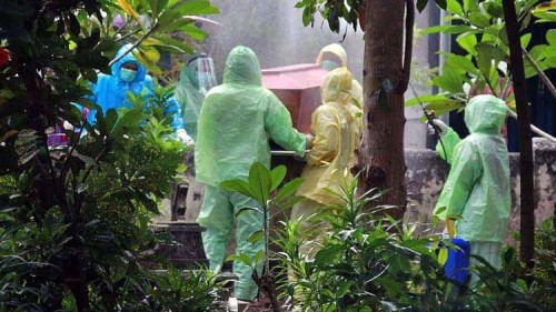 Pasien hari ini telah dimakamkan di Pemakaman Ngletih dengan protokol pemakaman Covid-19. (Foto: Ist)