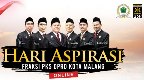 Poster Hari Aspirasi Fraksi PKS DPRD Kota Malang. (Foto: Fraksi PKS DPRD Kota Malang).
