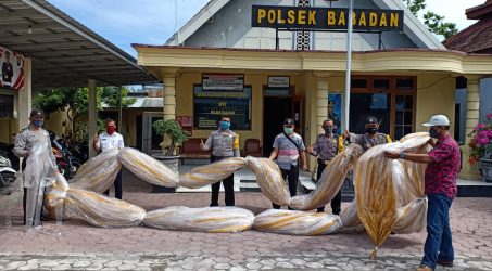 Barang bukti pembuatan balon udara warga Kecamatan Babadan, Selasa (12/05/20).
(Foto: Istimewa)