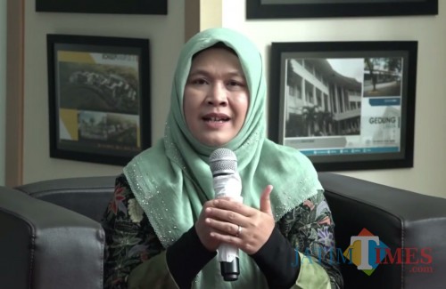 Dosen Fakultas Saintek UIN Malang Dr Sri Harini MSi dalam Syiar Ramadhan UIN Malang. (Foto: istimewa)