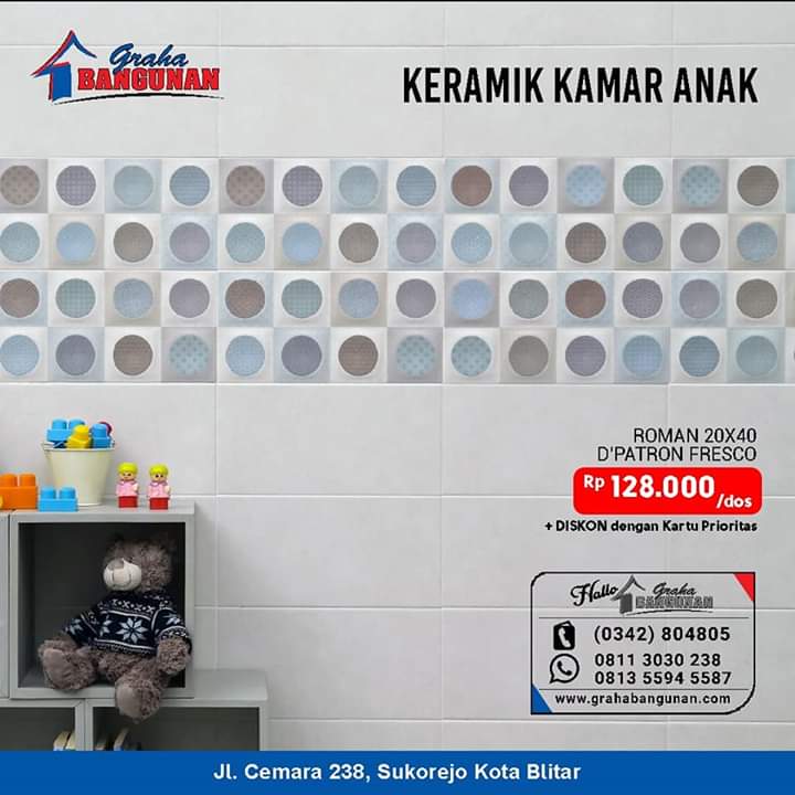 Tips Dekorasi Kamar Tidur Anak Dengan Kreasi Keramik Dari Graha Bangunan Jatim Times