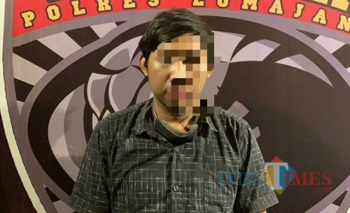 SP (28 tahun) kini harus meringkuk di tahanan Polres Lumajang (Foto : Moch. R. Abdul Fatah / Jatm TIMES)
