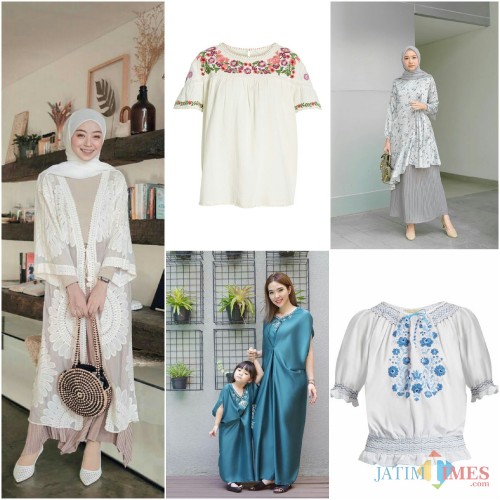 Inspirasi OOTD Lebaran di rumah aja versi MalangTIMES. (Foto: istimewa)