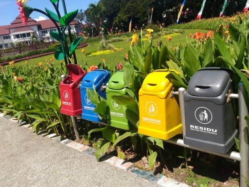 Tong untuk memilah sampah organik atau non organik (istimewa)