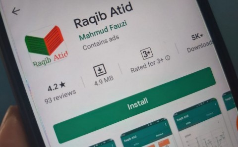 Aplikasi Raqib Atid (Foto: Medcom.id)