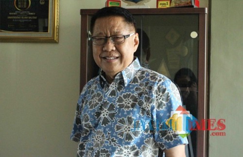 Rektor Unisba Blitar, Soebiantoro.(Foto : Aunur Rofiq/BlitarTIMES)