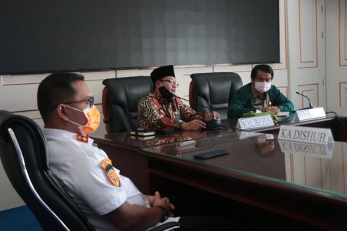 Audiensi Wali Kota Malang Sutiaji dengan driver ojek dan taksi online di Kota Malang (Humas Pemkot Malang for MalangTIMES).