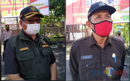 Bupati Tulungagung Maryoto Birowo dan Ketua DPRD Kabupaten Tulungagung, Marsono / Foto : Anang Basso / Tulungagung TIMES