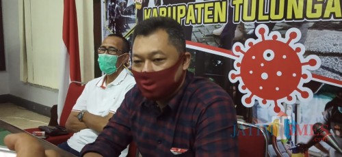 Wakil Juru Bicara Gugus Tugas Percepatan Penanganan Covid-19 Tulungagung, Galih Nusantoro (Joko Pramono for Jatim TIMES)