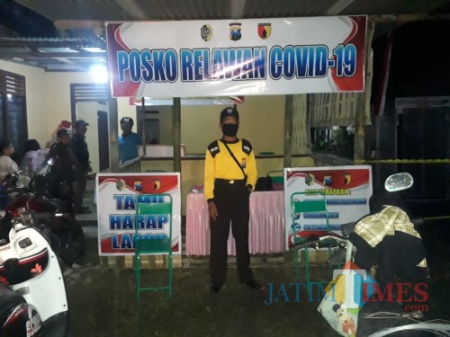 Posko untuk isolasi 28 Rumah di Desa Kepuh, Kecamatan Boyolangu, Tulungagung / Foto : Istimewa / Tulungagung TIMES