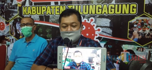 Wakil Jubir Gugus Tugas Percepatan Penanganan Covid-19 Tulungagung, Galih Nusantoro (Joko Pramono for Jatim TIMES)