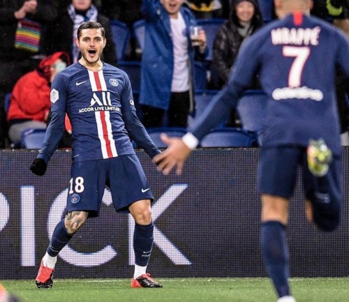Mauro Icardi saat mengenakan jersey PSG (Instagram Icardi)