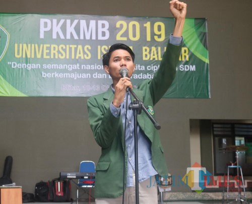Presiden BEM Unisba Blitar, Rino Wahyu Ns.(Foto: Team BlitarTIMES)