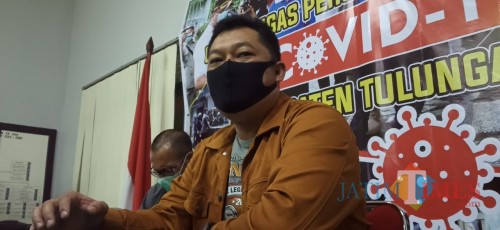 Wakil Jubir Gugus Tugas Percepatan Penanganan Covid 19 Tulungagung, Galih Nusantoro (Joko Pramono for Jatim TIMES)