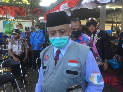 Bupati Malang, HM Sanusi saat menjelaskan konsep Kampung Tangguh yang ada di Kabupaten Malang (Foto : Ashaq Lupito / MalangTIMES)