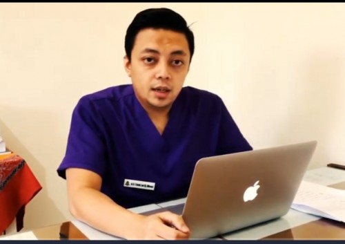 Dokter Kurniawan Taufiq Kadafi Sp A(K) M BioMed. (Foto: video capture youtube ANDRY Nurse_channel usaha perawat).