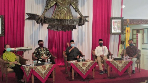 Webinar dengan tema 'Kabupaten Blitar Menuju Wisata New Normal' digelar di Pendopo RHN.(Foto : Aunur Rofiq/BlitarTIMES)