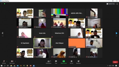 Suasana halal bihalal DPD PKS Kota Malang. (Foto: Dokumentasi Fraksi PKS DPRD Kota Malang).