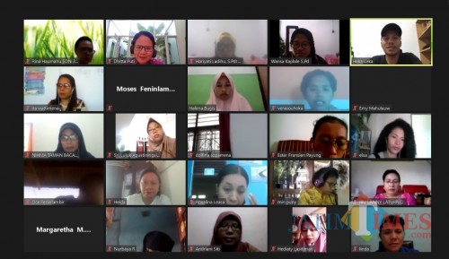 Pelatihan Online ToT Gernas Tastaka Tahap I. (Foto: istimewa)