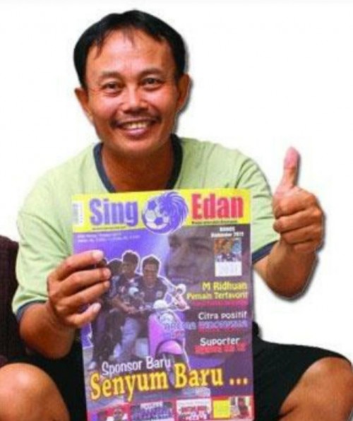 Mantan pemain dan pelatih Arema era Galatama Mahdi Haris. (istimewa)