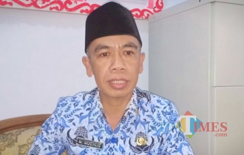 Jubir Gugus Tugas Covid-19 Kota Blitar, M Muchlis.(Foto : Aunur Rofiq/BlitarTIMES)