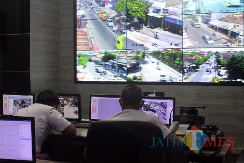 Ruang command center Dishub Kota Kediri. (Ist)