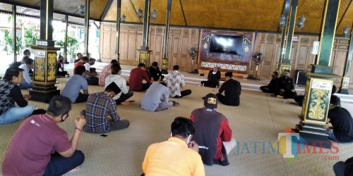Suasana Pertemuan Apestangi di Pelinggihan Dinas Kebudayaan dan Pariwisata Banyuwangi, Nurhadi Banyuwangi Jatim Times