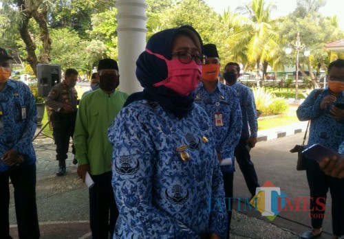 Wakil Bupati Lumajang Ir. Hj. Indah Amperawati M.Si (Foto : Moch. R. Abdul Fatah / Jatim TIMES)