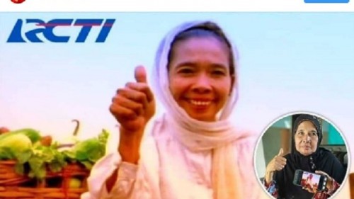 Noor Farida dalam iklan RCTI Oke yang legendaris. (Fpto: Tribun Kaltim)
