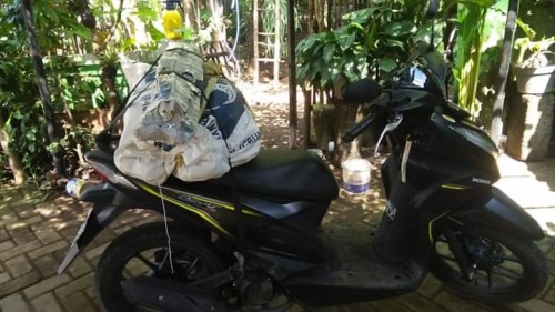 Motor korban yang baru tiga bulan ia beli secara kredit, kini raib dicuri (Ist)