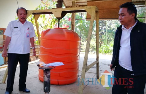 Biogas yang terdapat di TPA di Desa Tlekung (Foto: MalangTIMES)